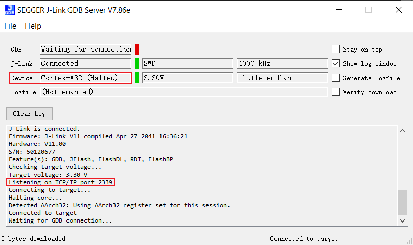 ../../rst_rtos/0_gdb_debug/figures/smart_ca32_core1_jlink_gdb_server_connection_under_windows.png